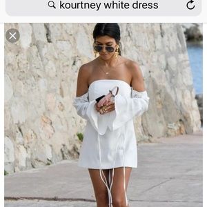 C/MEO Collective white dress. NWT. Size XL